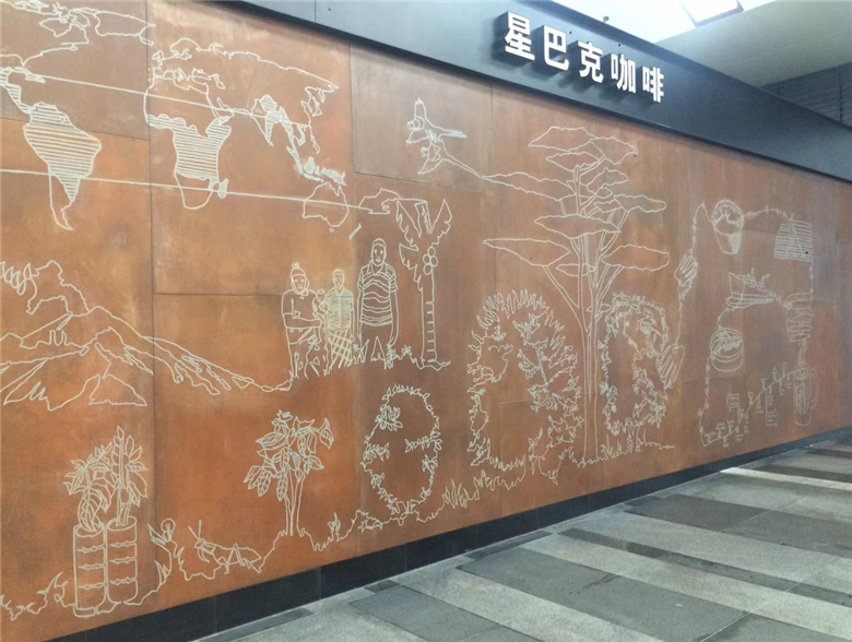 广陵耐候钢幕墙